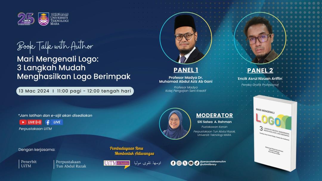 Book Talk with Author "Mari Mengenali Logo : 3 Langkah Mudah Menghasilkan Logo Berimpak"